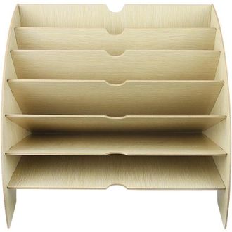 OEM Organizador De Archivos, Clasificador De Madera, Bandeja Para Papel, Almacenamiento De Oficina Para Papel A4, Revistas Y Documentos (36,5 X 28 X 28 Cm