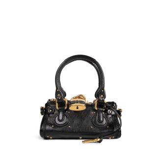 Chlo&eacute; Small Paddington Bag in Grained Leather