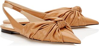 Generic Womens Bow-Knot Slingback Ballet Flats, Pointed Closed Toe Casual Low Heels Shoes, Comfortable Slip On Casual Dress Shoes for Party Evening Office,Bro