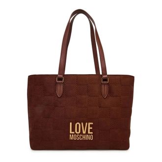 Love Moschino Tassen, Dames, Bruin, ONE Size, Leer, Bag Pu