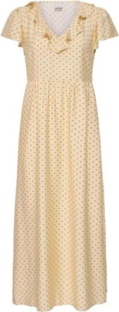 Ichi Abito midi Kellina Reed - - Dresses - Donna - Giallo - M