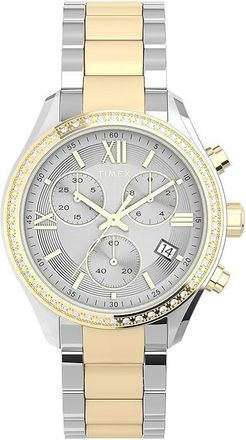 Timex Chronograph Crystal Accents Ladies Watch