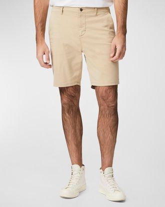 Paige Mens Phillips Stretch Sateen Chino Shorts
