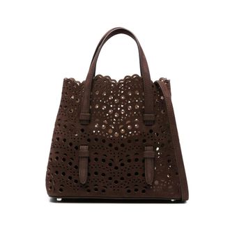 Alaia Suede Tote Bag