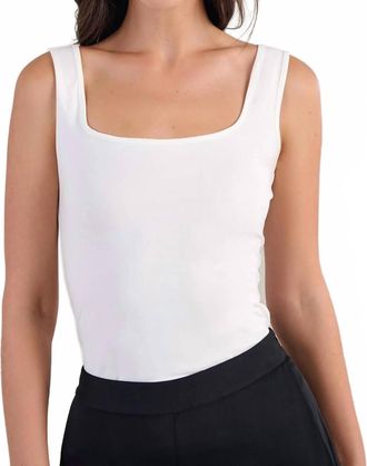 Anne Fontaine Womens Lady Wide Strap Stretch Camisole In White