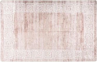 vidaXL Alfombra Lavable Antideslizante Beige 160x230 Cm Vidaxl