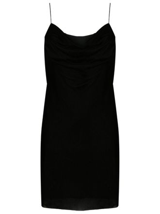 Dion Lee Mini-jurk met korset stijl - Zwart