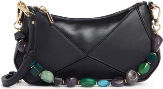 Steve Madden Blythe Beaded Crossbody Bag in Black at Nordstrom Rack