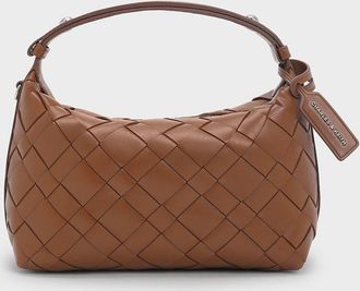 Charles & Keith Ivette Woven Shoulder Bag