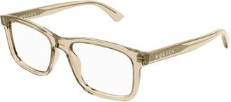 Alexander McQueen Demo Square Mens Eyeglasses AM0486O 005 54