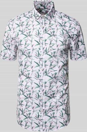 Jake*s Slim Fit Business-Hemd aus Baumwolle mit Kentkragen in Pink, Gr&ouml;&szlig;e 39/40