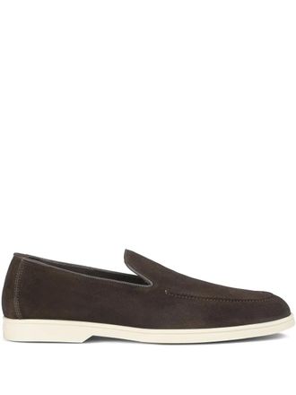 Doucal's suede loafers - Brown