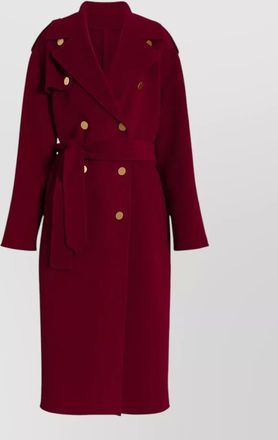 Alberta Ferretti wool cashmere long jacket