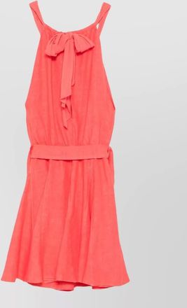 120% Lino linen sleeveless mini dress