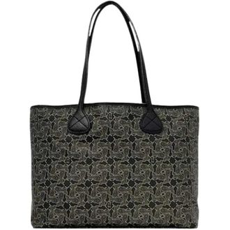 Celine Pre-owned Tote Bags, female, Black, Size: ONE SIZE Pre-owned Vintage Leather Tote