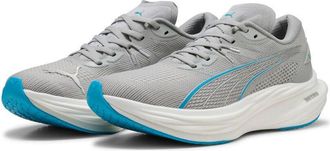 Puma Mens Deviate Nitro 3 Running Shoes, Gray Echo/Speed Blue, 14 UK