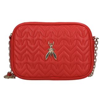 Patrizia Pepe Tassen, Dames, Rood, ONE Size, Leer, 2B0071 Crossbody Tas