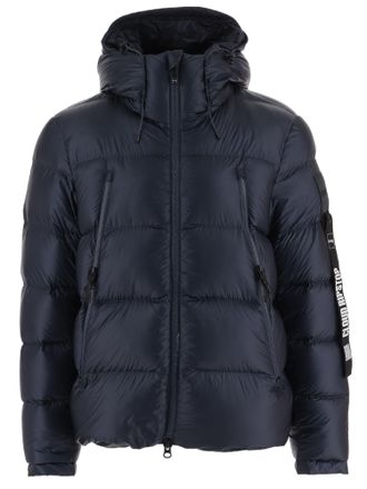 Outhere Quilted Nylon Down Jacket With Adjustable Hood