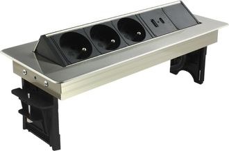 OEM Bloque De Tomas Giratorio 3 Tomas + Puertos 1 Usb - 1 Usb C Arlux Lighting