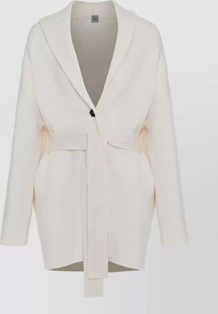 Toteme wool shawl collar cardigan
