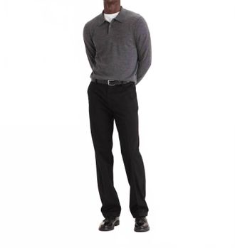 Dockers Classic Fit Easy Khakis In Dark Gray/black