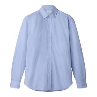 Salvatore Piccolo Formal Shirts, male, Blue, Size: 2XL Classic Striped Shirt