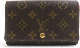 Louis Vuitton Pre-owned Canvas Portemonnee - Dames - Vintage Accessoires - Bruin - ONE Size - Vintage