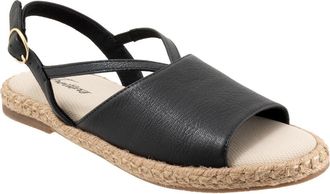 Trotters Pepper Slingback Espadrille Sandal in Black at Nordstrom, Size 8.5