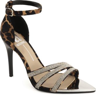 Andrea Womens Heeled Ankle Strap Dress Sandals