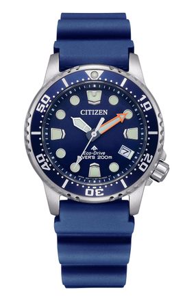 Citizen Promaster Womens Blue Watch EO2021-05L Silicone - One Size