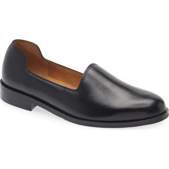 Jacques Solovi&egrave;re Slim Slip-On Shoe in Black at Nordstrom, Size 11.5Us