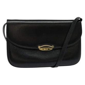 Bally Pre-owned Cross Body Bags, female, Black, Size: ONE SIZE Pre-owned Vintage shoulder bag