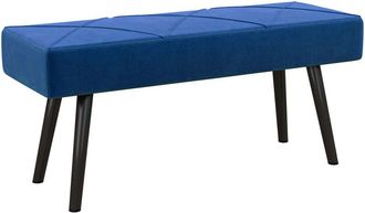 HOMCOM Taburete Pie De Cama Multifuncional Banco Pie De Cama Moderno Banco Dormitorio Con Pies De Acero Y Asiento Acolchado Carga 120 Kg 100x36x45 Cm - Homco