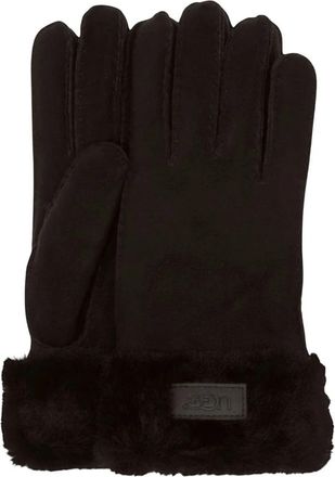 UGG Turn Cuff Handschoen - Dames - Handschoenen - Zwart - L - Leer - Accessoires