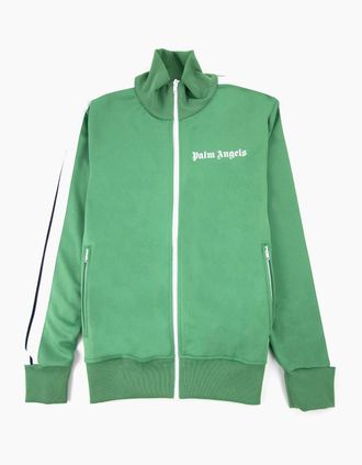 Palm Angels Mens Palm Angels Autumn Blaze Tracksuit Jacket Green White - Multi/Green - Size: 40/Regular