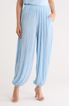 Renee C Pliss&eacute; Joggers in Blue at Nordstrom Rack, Size X-Large