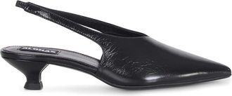 Alohas Dcollet Made Of Black Leather