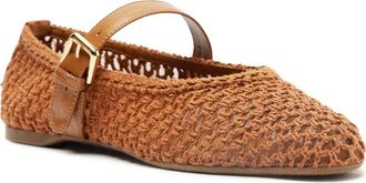 Arezzo Abby Ballet Flat in Jungle Nut at Nordstrom, Size 6.5