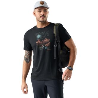 Smartwool Mens Wander Valley Active T-Shirt Black S
