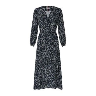 Tommy Hilfiger Dames, Jurken, Veelkleurig, Maat: XS Viscose