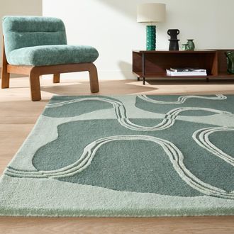 La Redoute Interieurs Vloerkleed van 77% wol, NOTTON