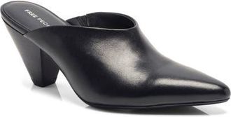 Free People Stellar Mule in Black Leather at Nordstrom, Size 9.5