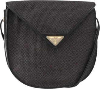 Saint Laurent Pre-owned Canvas Schoudertas - Dames - Vintage Schoudertas - Zwart - ONE Size - Vintage