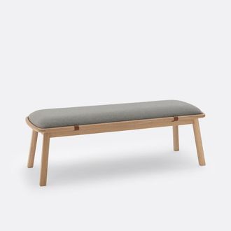 La Redoute Interieurs Bank in massief eiken Leather