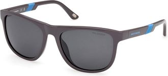 Skechers SE00179 Polarized 20D Mens Sunglasses Grey Size 56