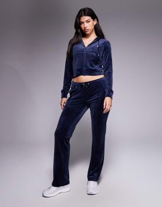 Juicy Couture Pantaloni sportivi blu navy in coordinato