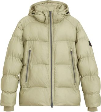 HUGO BOSS Heren, Jassen, Beige, Maat: 7XL Leer