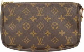 Louis Vuitton Brown Pouch (Pre-Owned)