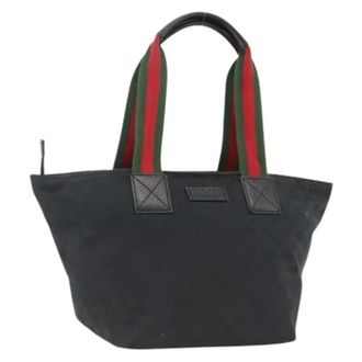 Gucci Pre-owned Handbags, female, Black, Size: ONE SIZE Pre-owned Vintage Hand Bag