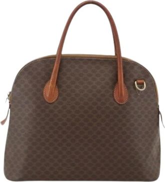 Celine Pre-owned Handbags, female, Brown, Size: ONE SIZE Pre-owned Macadam Handbag